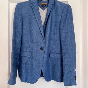 Massimo Dutti Italian Blazer Blue Size 8, Excellent Condition